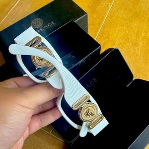 Versace white glasses